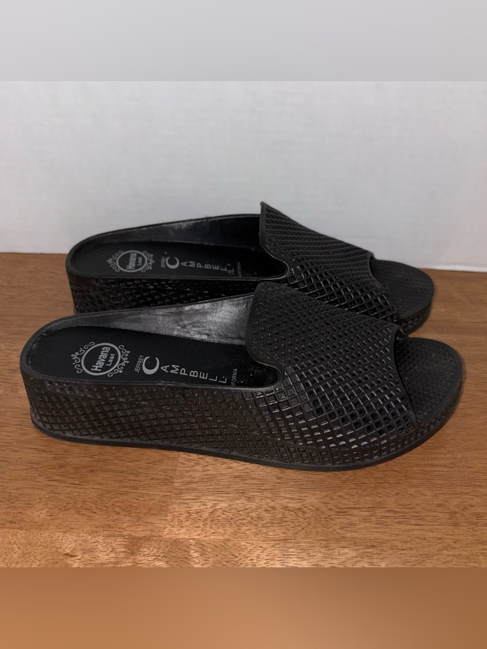 Jeffrey Campbell Havana Last Platform Slide Sandals size 7